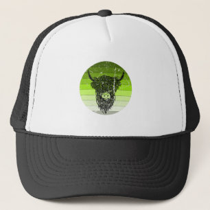 Scottish Highland Cattle Retro Truckerkappe
