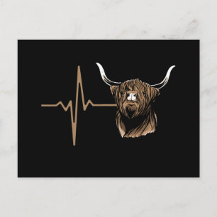Scottish Highland Cow Postkarte
