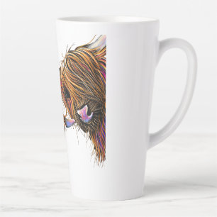Scottish Highland Cow "S&N" von Shirley MacArthur Milchtasse