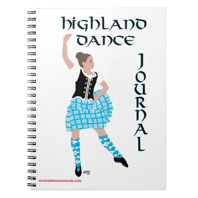 Scottish Highland Dance Journal Notizblock (Vorderseite)