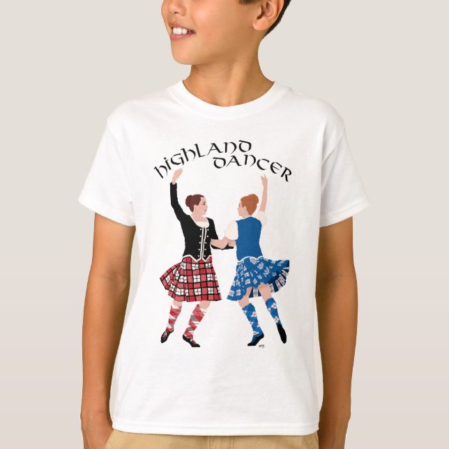 Scottish Highland Dance Reel T-Shirt (Vorderseite)