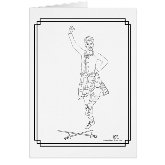 Scottish Highland Dancer (Vorne)