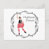Scottish Highland Dancer Celtic Knüpfarbeit Red