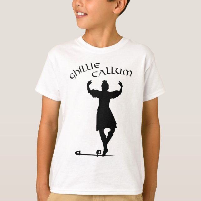Scottish Highland Dancer Ghillie Callum T-Shirt (Vorderseite)