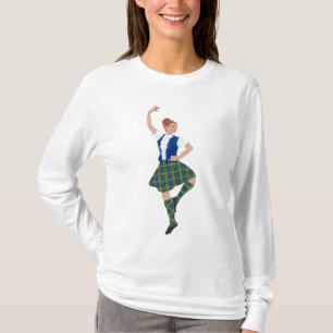 Scottish Highland Dancer MacLaren Tartan T-Shirt