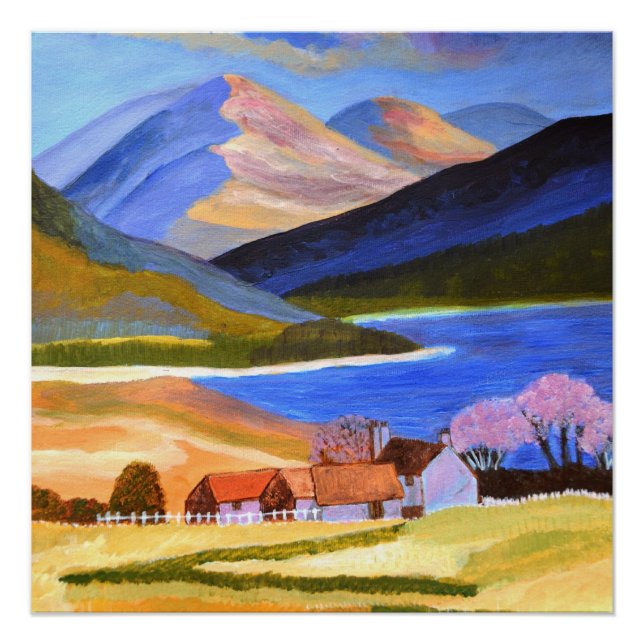 Scottish Highlands2 Paper Poster (Vorderseite)