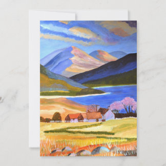 Scottish Highlands 2 Holiday Card Feiertagskarte