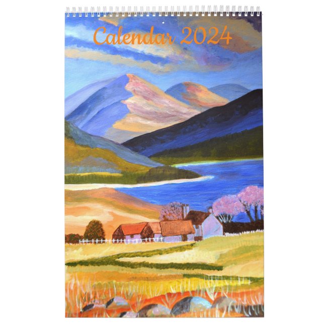 Scottish Highlands Calendar 2024 Kalender (Titelbild)