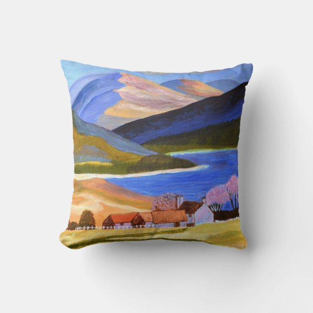 Scottish Highlands Cushion Kissen (Vorderseite)