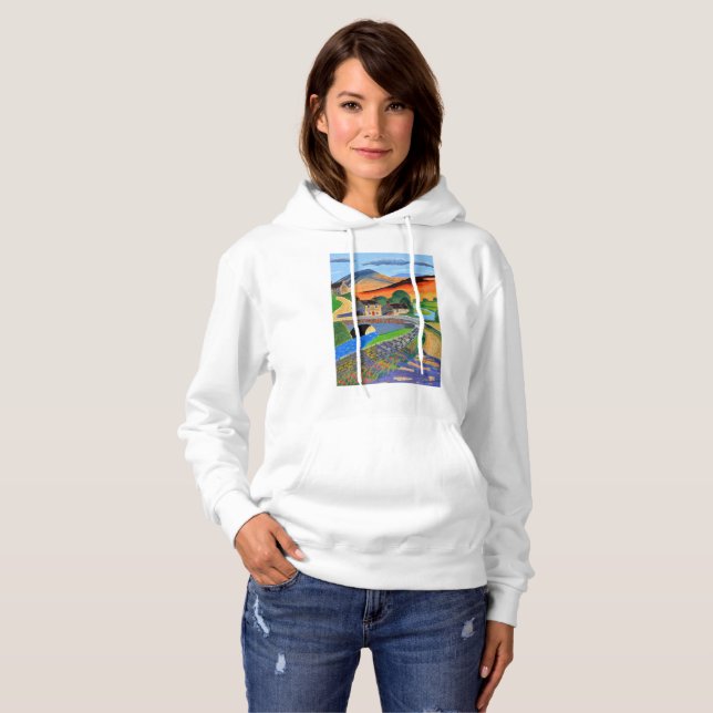 Scottish Highlands Hooded Sweatshirt (Vorne ganz)