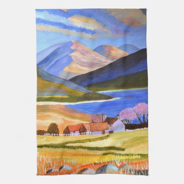 Scottish Highlands Küchentuch (Vertikal)