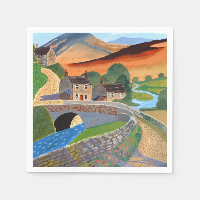 Scottish Highlands Napkins Serviette (Vorderseite)