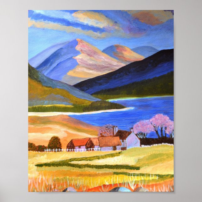 Scottish Highlands Poster (Vorne)