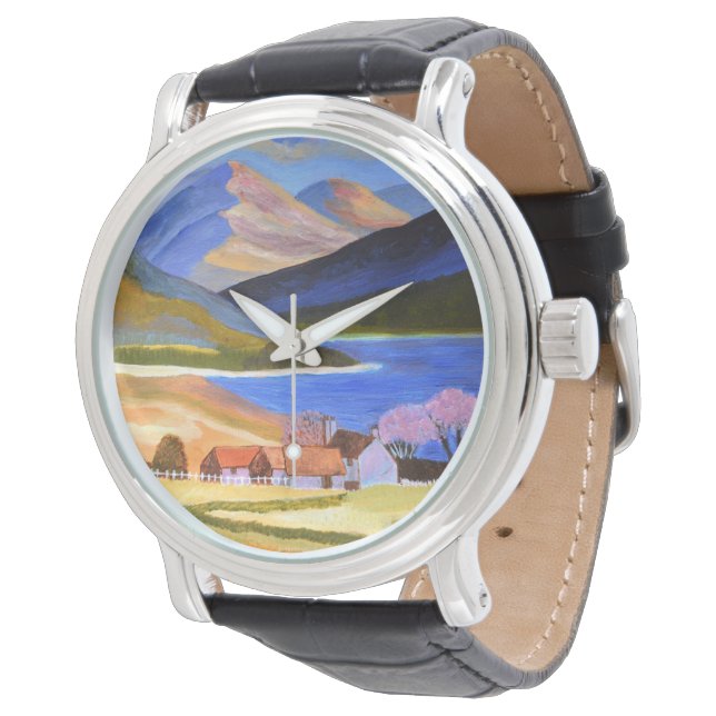 Scottish Highlands Uhr (Schrägansicht)
