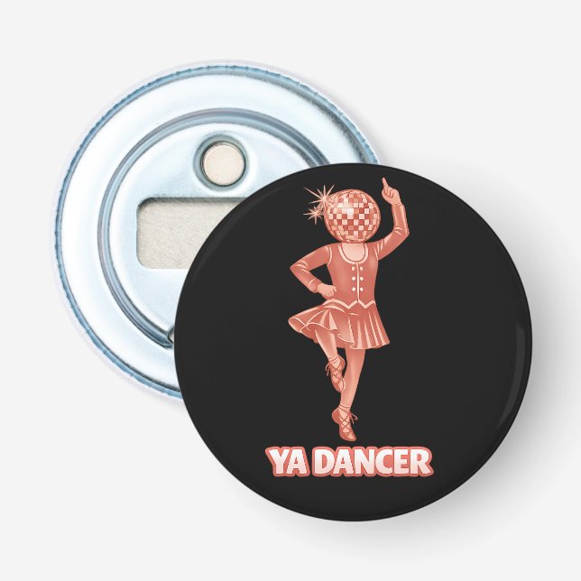 Scottish humour funny ya dancer Congratulations Flaschenöffner (Vorderseite)