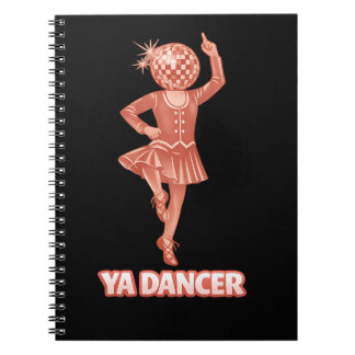 Scottish humour funny ya dancer Congratulations Notizblock