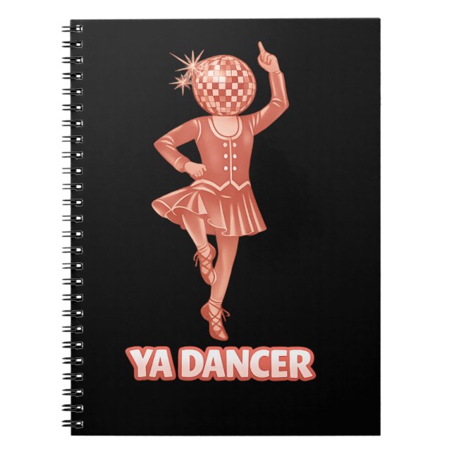 Scottish humour funny ya dancer Congratulations Notizblock (Vorderseite)