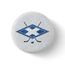 Scottish Ice Hockey Abzeichen Hockey Button