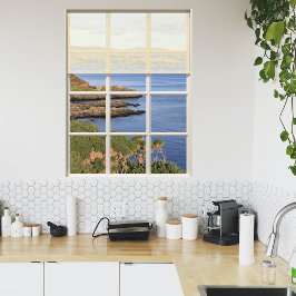 Scottish Island View from Window Poster