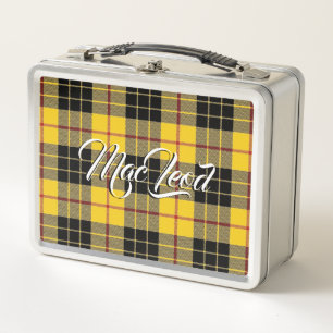 Scottish isst! Clan MacLeod von LewisTartan Metall Brotdose