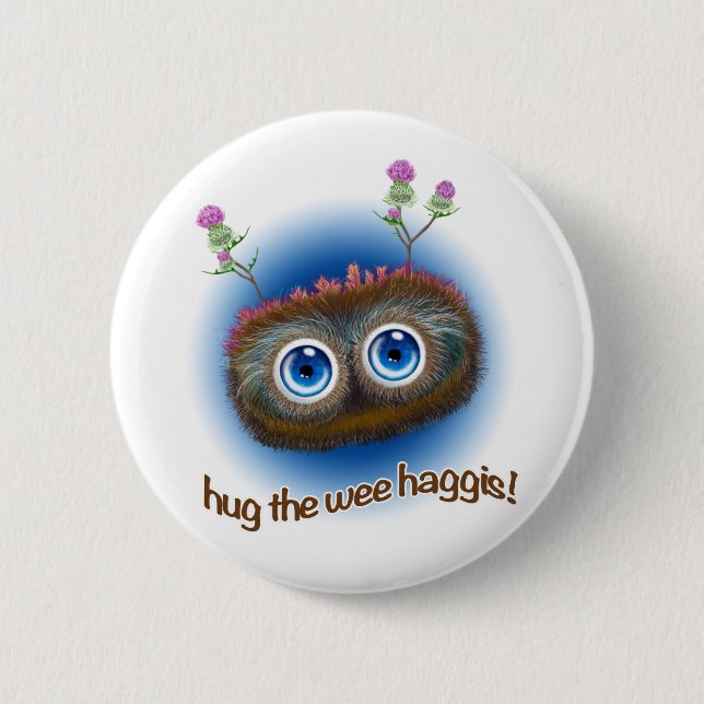 Scottish 'johlt Toots Haggis Button (Vorderseite)