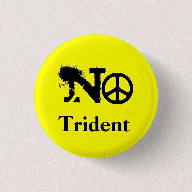 Scottish kein Trident-Knopf-Abzeichen Button (Vorderseite)