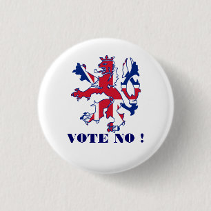 Scottish keine Abstimmung zur Unabhängigkeit Button