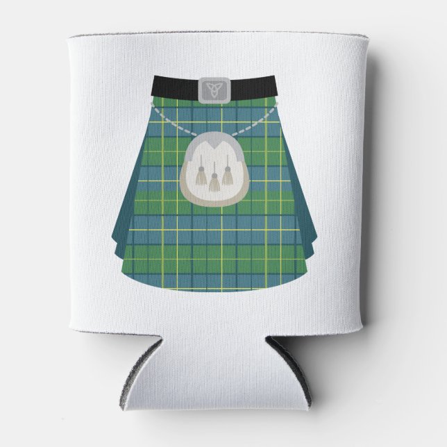 Scottish Kilt Dosenkühler (Vorderseite)