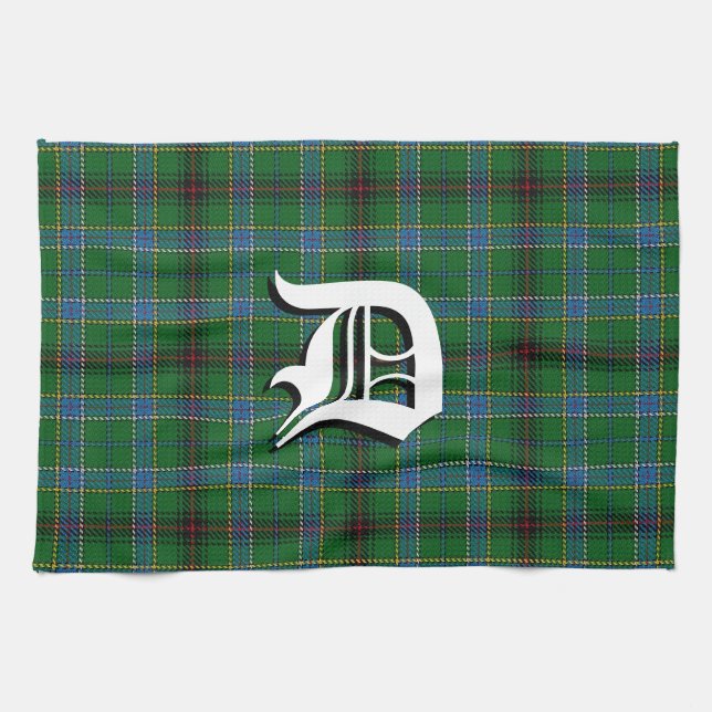Scottish Kitchen Clan Duncan Tartan Handtuch (Horizontal)