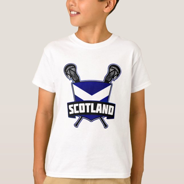 Scottish Lacrosse Logo T-Shirt (Vorderseite)