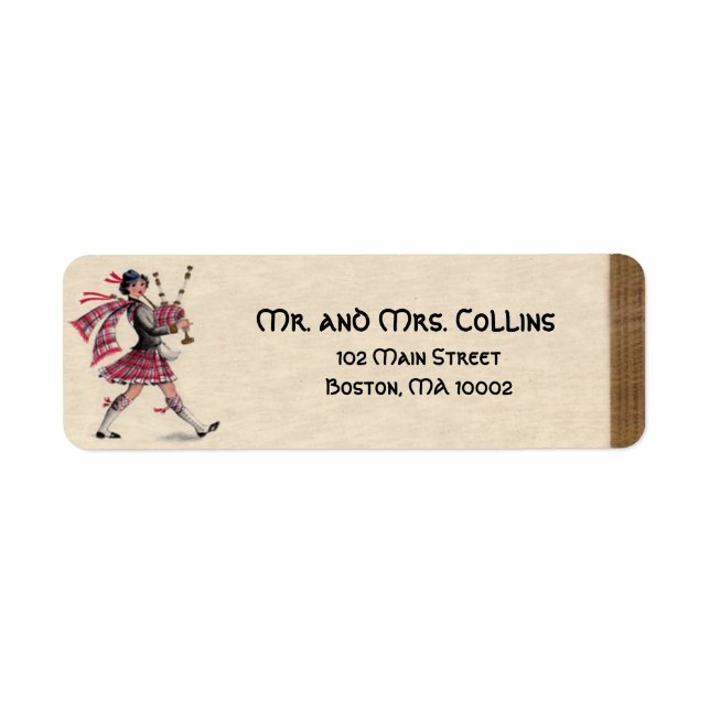 Scottish Lady Labels (Vorne)