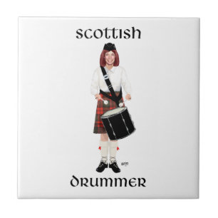 Scottish Lassie - Tenor Drum Fliese