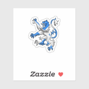 Scottish Lion In St. Andrews Farben Aufkleber