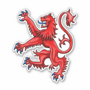 Scottish Lion Rampant Aufkleber