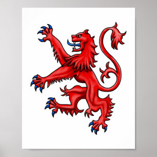 Scottish Lion Rampant Poster