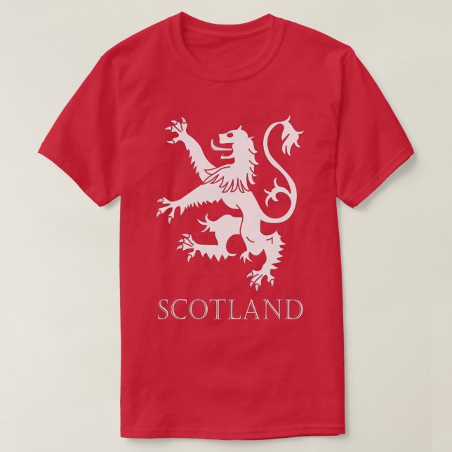 Scottish Lion Rampant  Scotland Coat Arms Gift Rug T-Shirt (Design vorne)
