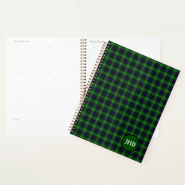 Scottish MacDonald Tartan Monogram Planer (Anzeige)