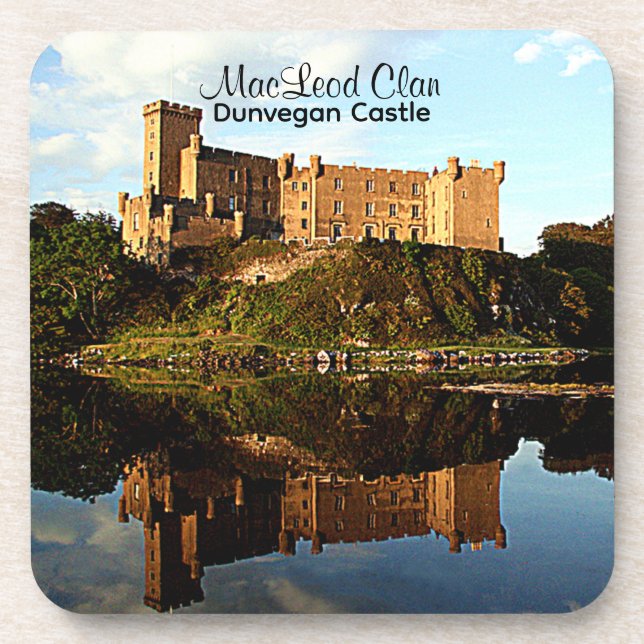 Scottish MacLeod Clan Dunvegan Castle Untersetzer (Vorderseite)