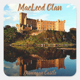 Scottish MacLeod Clan's Dunvegan Castle Sticker