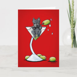 Scottish Martini Card Feiertagskarte