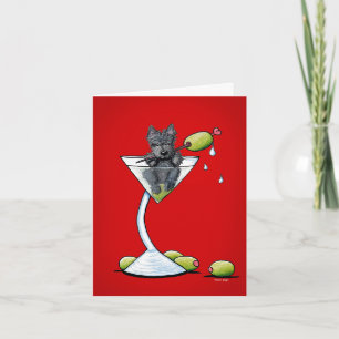Scottish Martini Card Feiertagskarte