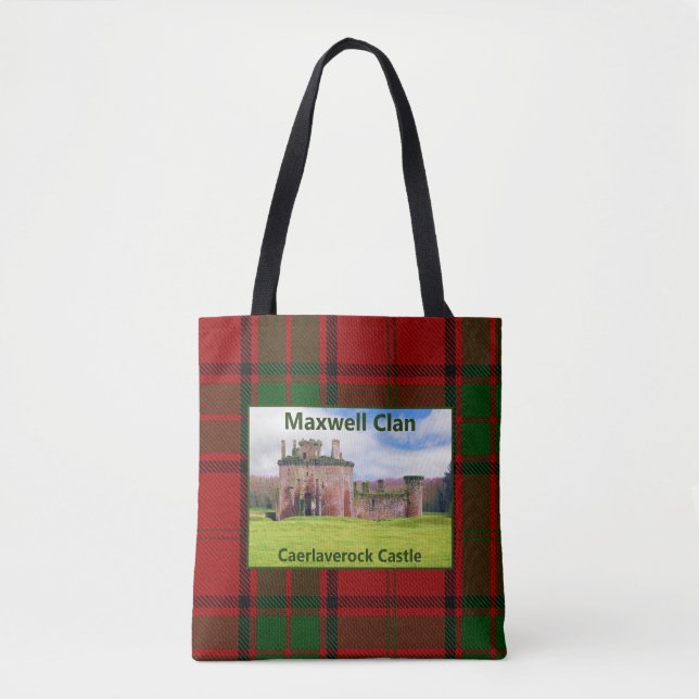 Scottish Maxwell Caerlaverock Castle Clan Tartan (Vorderseite)