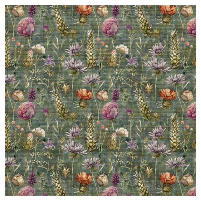 Scottish Meadow Blume Stoff (Muster)