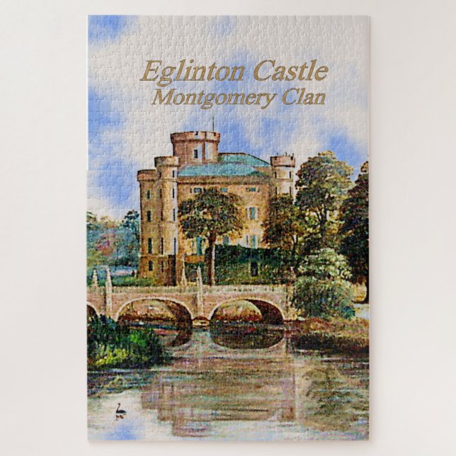 Scottish Montgomery Clan Eglinton Castle Puzzle (Vertikal)