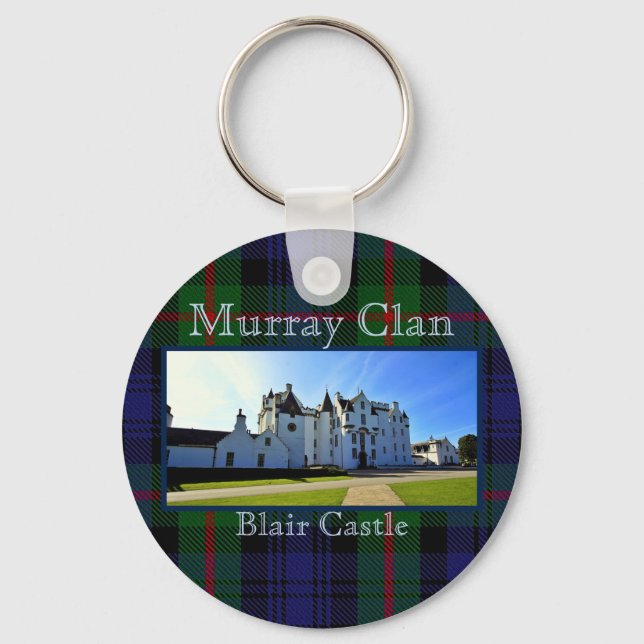 Scottish Murray Clan Tartan Blair Castle Schlüsselanhänger (Vorderseite)