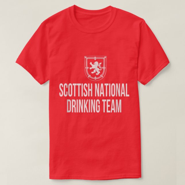 Scottish National Drinking Team National Pride Bee T-Shirt (Design vorne)