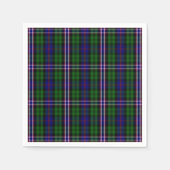 Scottish National Tartan Print Serviette (Vorderseite)