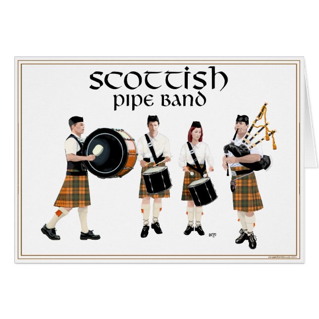 Scottish Pipe Band - Butterscotch (Vorderseite (Horizontal))