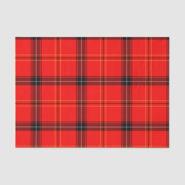 Scottish Red Tartan Seidenpapier (Vorderseite)