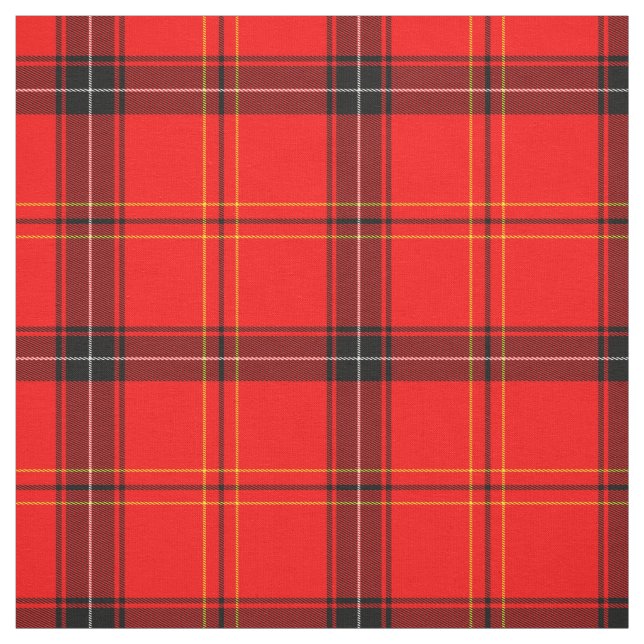Scottish Red Tartan Stoff (Muster)